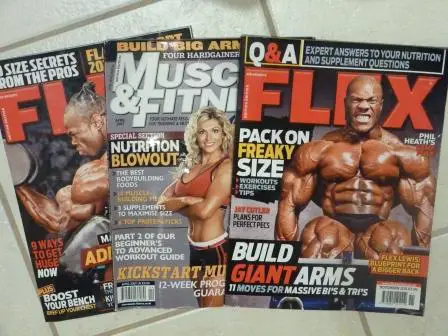 muscle building magazines