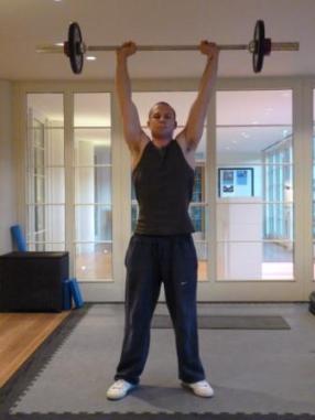 barbell shoulder press