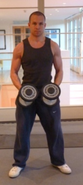 dumbbell side lateral