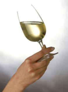 calories in white wine